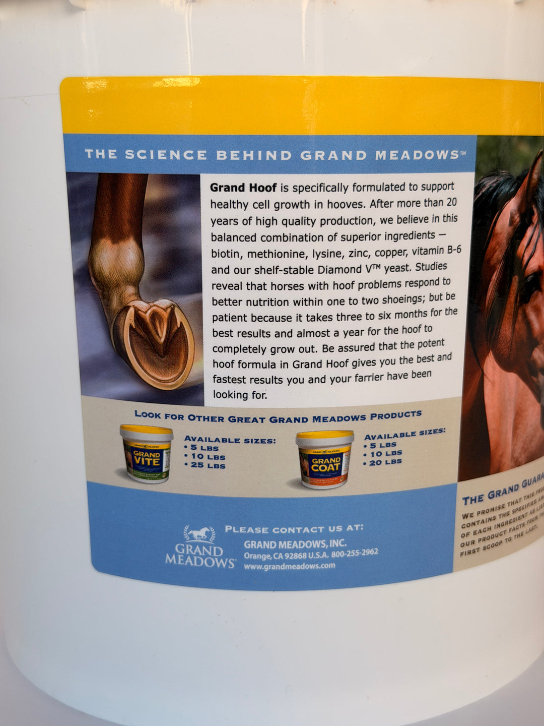 Grand Hoof – Horse Hoof Growth Supplement