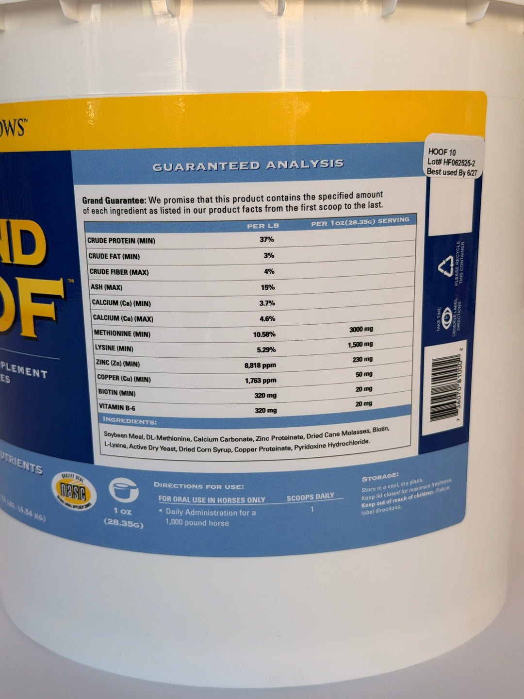 Grand Hoof – Horse Hoof Growth Supplement