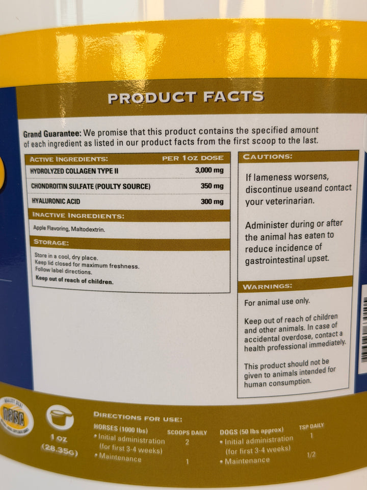 Grand H.A. – Hyaluronic Acid Horse Supplement