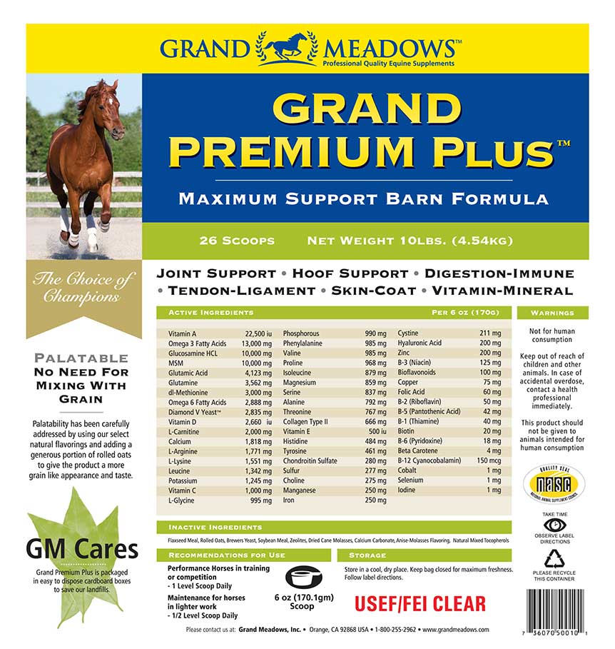Grand Premium Plus Complete Feed for Horses